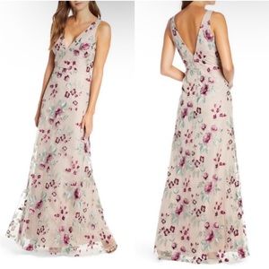 Jenny Yoo Tatum Maxi Dress EF Berry Vintage Iris